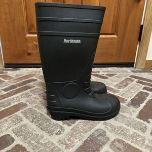 NWT Northside Tall‎ Black Rain Boots Men’s Size 6 NEW